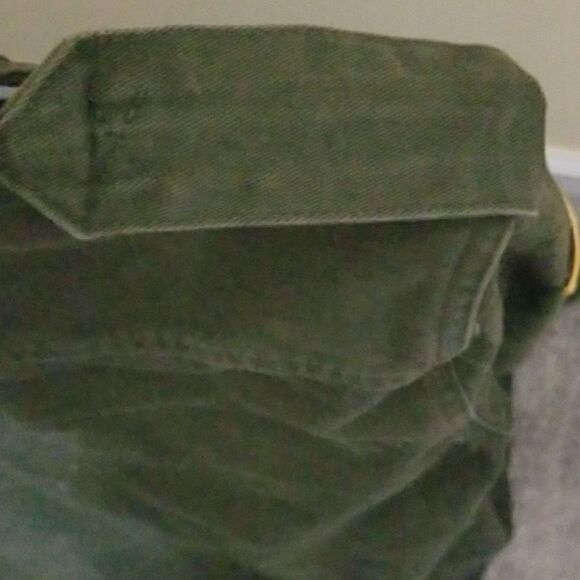 Willow & Clay Green Army Patch Jacket Sz Xs - Picture 7 of 7